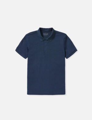 Men’s Solid Polo Neck 100% Cotton Blue